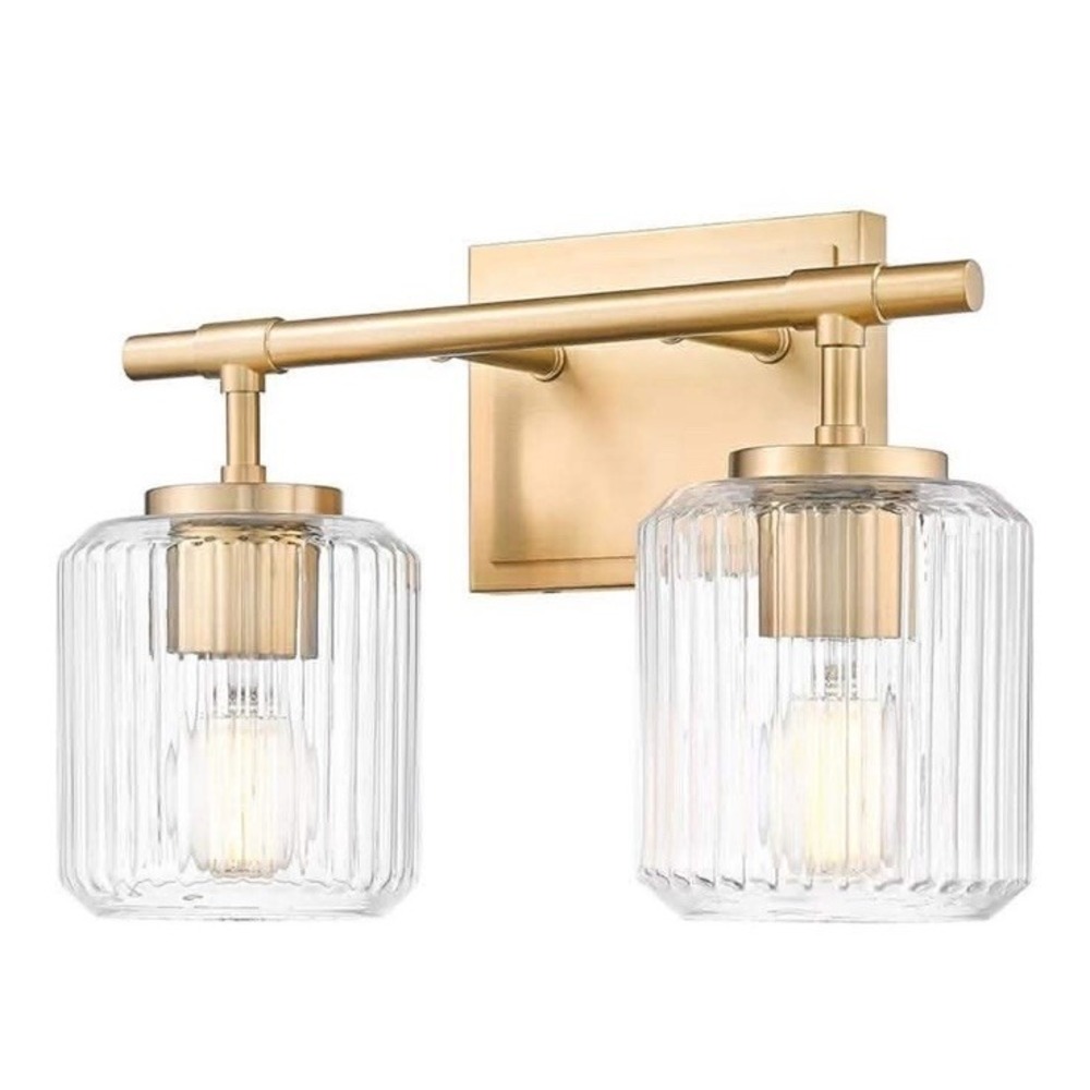 Modern Gold Two Light‎ Vanity By Z Lite